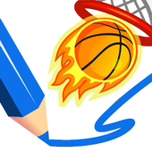 Dunk line shot game icon