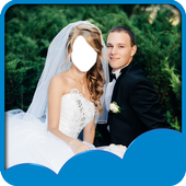 ikon pernikahan pasangan foto suit