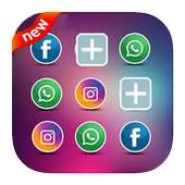 Dual Space Blue Multiple accounts (Clone app) pro on 9Apps