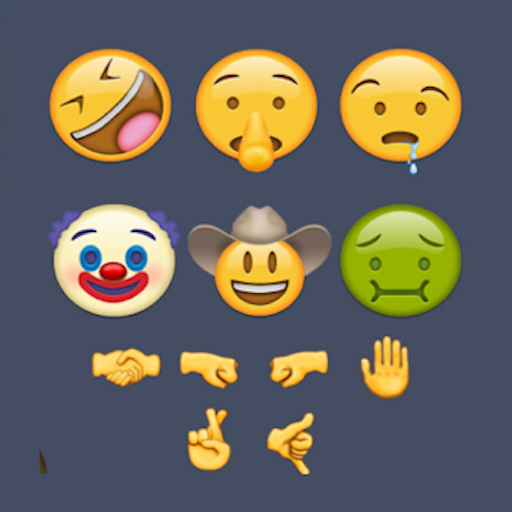 Emoij Keyboard for message, chat and social icon