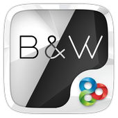 Black &amp; White Launcher Theme icon