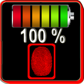 Finger Battery Charger Prank icon