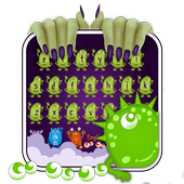 Purple Monster Keyboard Theme icon
