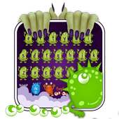 Purple Monster Keyboard Theme on 9Apps