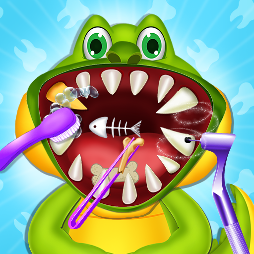 Jungle Animal Dentist Game icon
