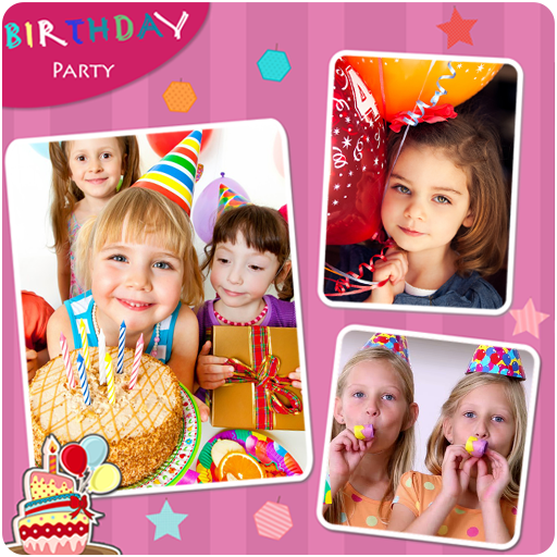 Happy Birthday Collage Frames icon