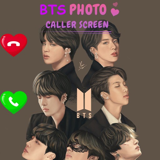 BTS call screen and ringtone icon