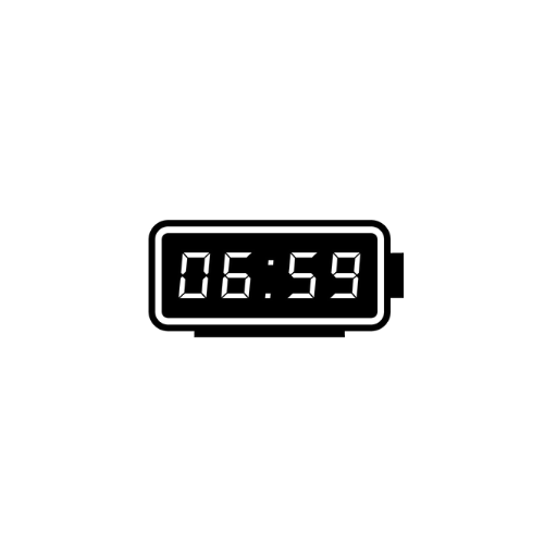 Digital Clock أيقونة