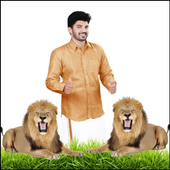 Selfie with Lion Photo Frames icon