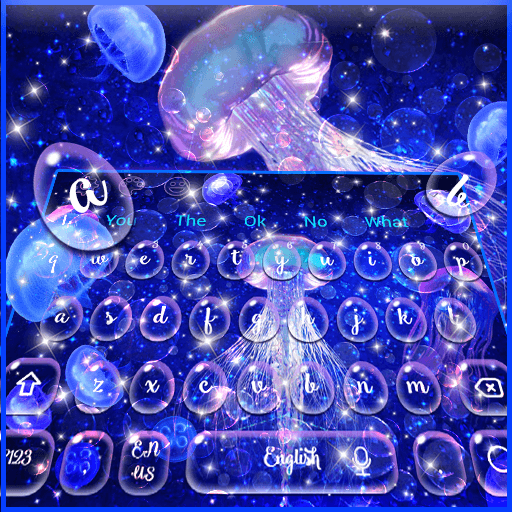 Lucid Neon Jellyfish Keyboard Theme icon