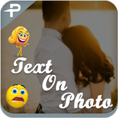 Text on Photo icon