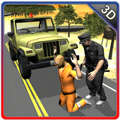Offroad 4x4 Police Jeep icon