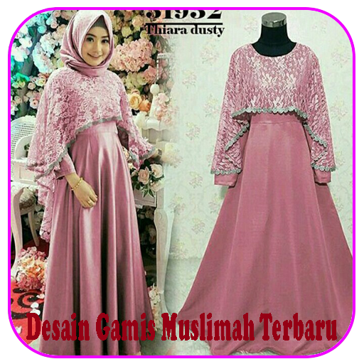 ikon Desain Gamis Muslimah Terbaru