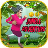 Scary Teacher Adventure : Jungle World Run icon