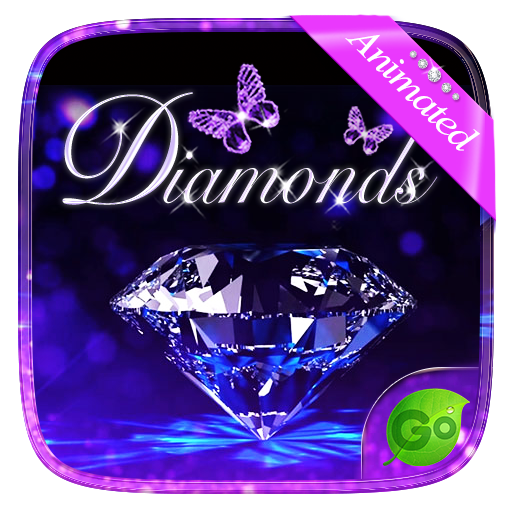 3D Diamonds GO Keyboard Animated Theme icon