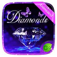 3D Diamonds GO Keyboard Animated Theme