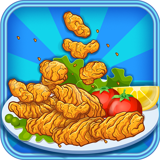 Deep Fry Chicken Strips-Cooking games icon