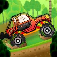 Extreme Monster Truck wheel : Offline Truck game