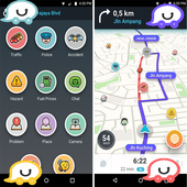 Mini GPS Maps Traffic Alerts &amp; Live Navigation tip icon