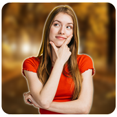 blur image background - dslr camera effect icon