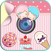 Kawaii Stickers Photo Editor icon