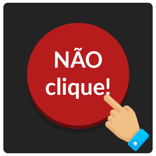 Botão vermelho: não clique, arcade, sem internet icon