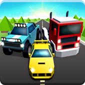 Block Car Racing 3D icon
