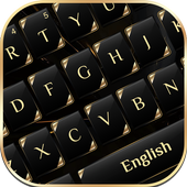 Black Gold Keyboard icon