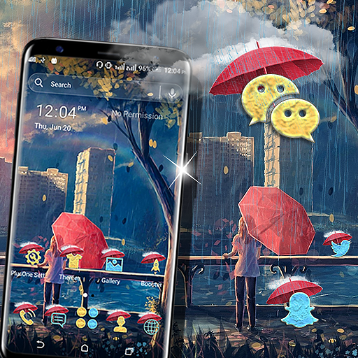 Rainy Days Launcher Theme icon