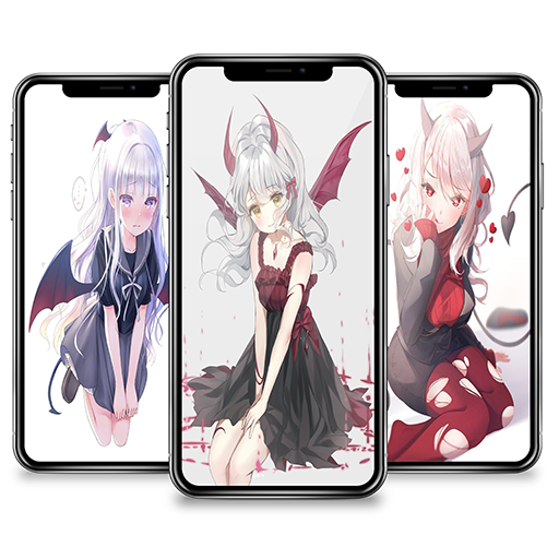 Cute Devil Girl Anime Wallpaper HD icon