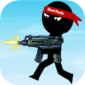 Stickman Shooter : Bullet Puzzle icon