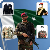 Pak Army Photo Editor : Army Uniform Dp Maker icon