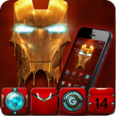 Robot theme iron Man wallpaper theme आइकन