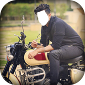 Men Bike Photo Suit icon