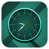 Black and White Clock icon