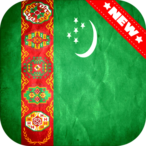 Turkmenistan Flag Wallpaper иконка