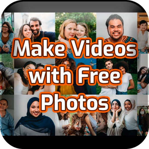 Make Photo Videos with Music Edit Guide Text icon