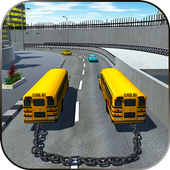 Chained School Bus Simulator 3d icon