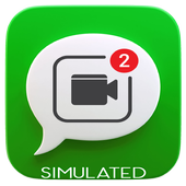 New WhatsApp Group Video Call  - Simulated icon