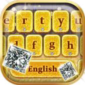 Golden luxury keyboard