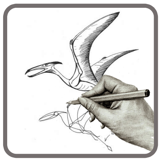 How To Drawing Dinosaurs Real أيقونة