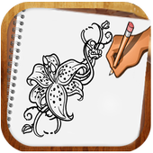 Draw Flowers  - easy lessons icon