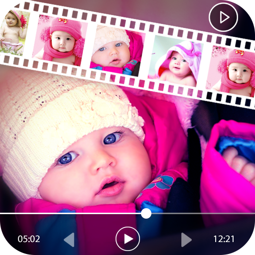 Baby Video Maker With Song icon
