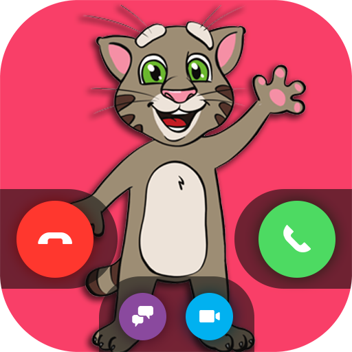 Tom Cat Fake Call-Fake Video Call &amp; Chat with Tom icon