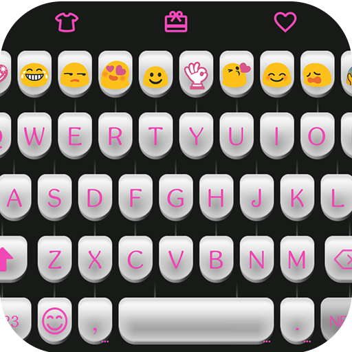 White Type Writer Keyboard icon