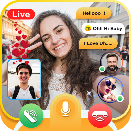 Fake Girl Video Call - Live Talk Random Video Call icon