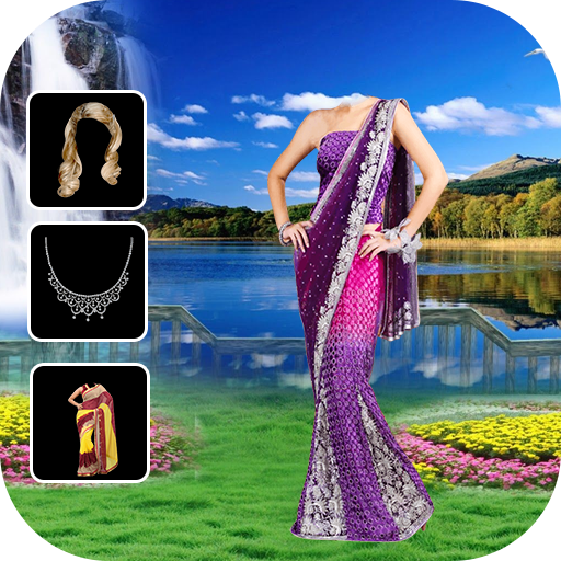 Women Lehenga photo Suit editor icon