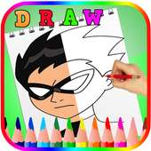 How to Draw  Teen Titans GO Anime