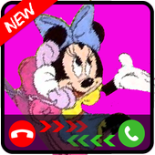 Video Call Minnie mouse prank icon