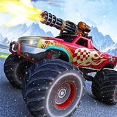 Monster Truck Road Rampage: Shooting Games icon